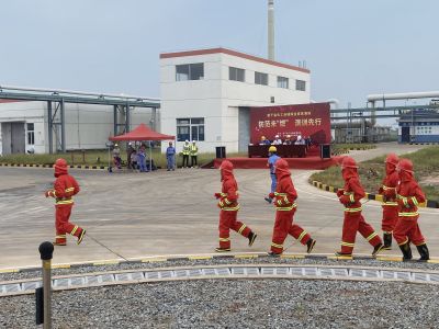 江西禾田与新干县工业园区管委会开展联动综合应急演练